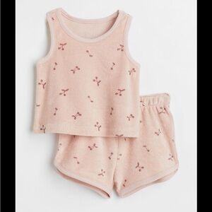 H&M 2 piece terry Set